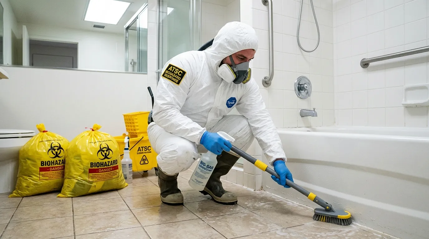 Decontamination equipment deployed for Blood Cleanup in Lawrenceburg